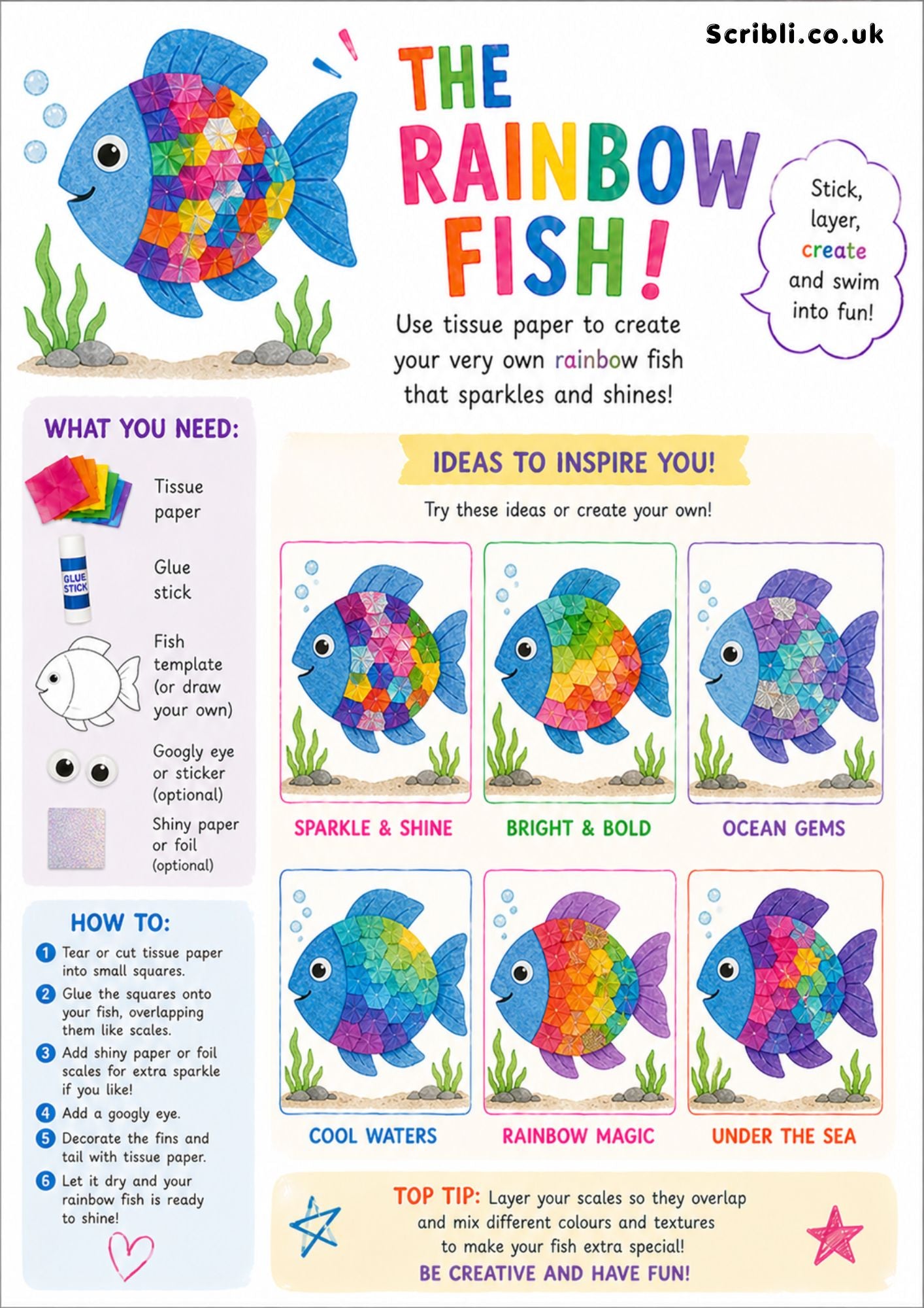 Scribli | Make, Create, Explore: Continuous Provision Craft Instruction Cards