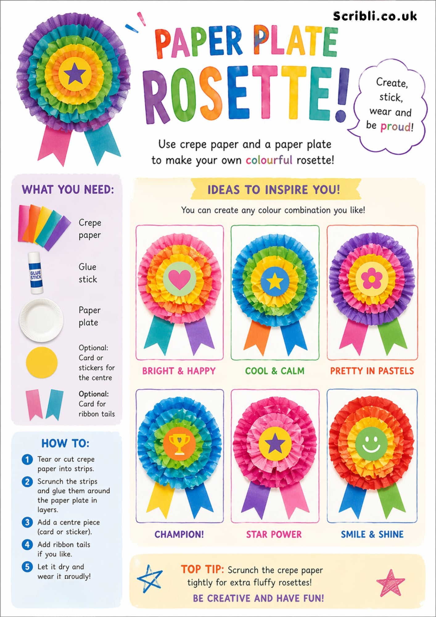 Scribli | Make, Create, Explore: Continuous Provision Craft Instruction Cards
