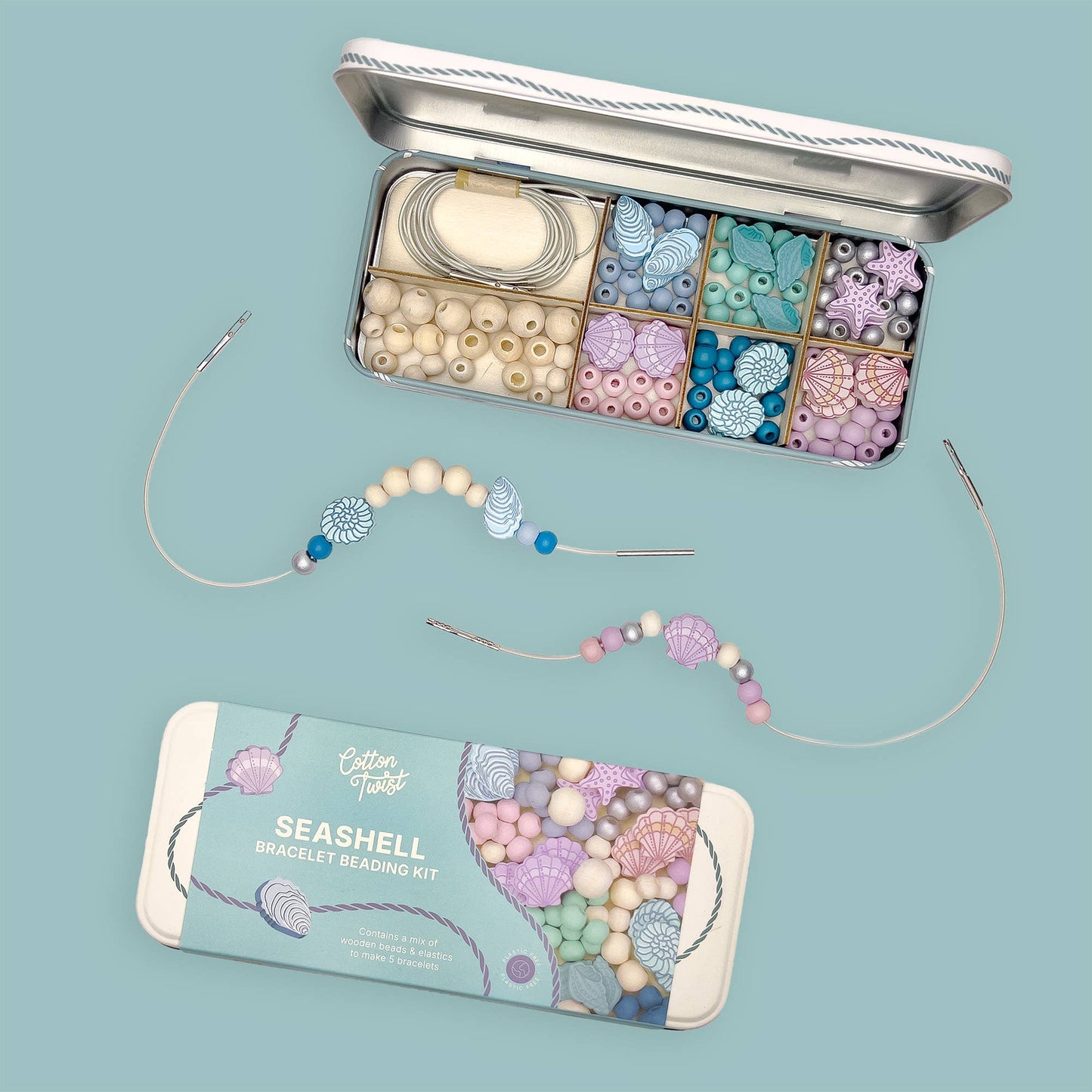 Cotton Twist | Seashell Bracelet Bead Kit