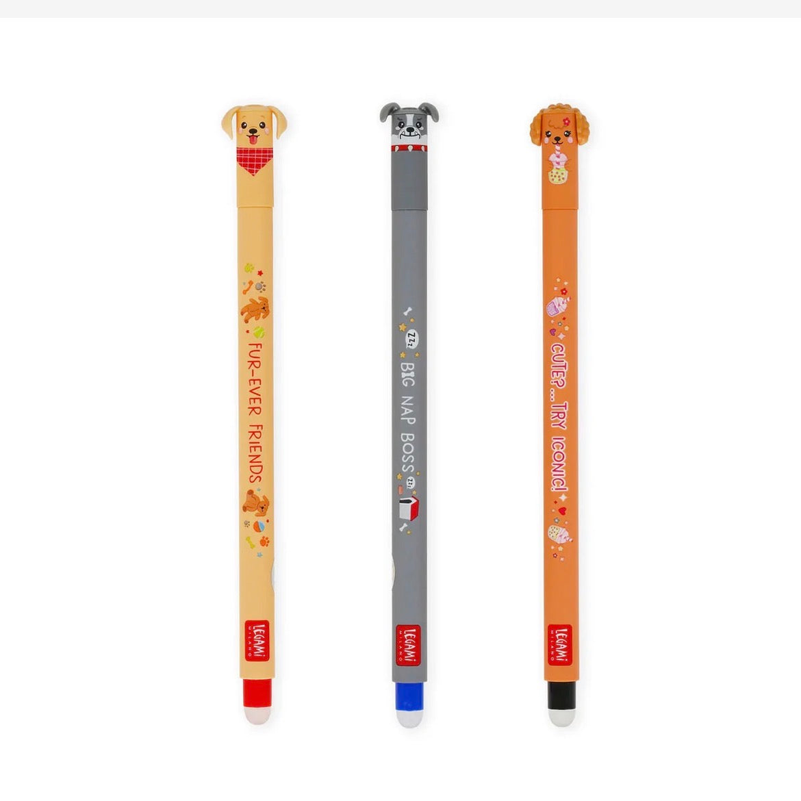 Legami | Fur-Ever Friends Puppy Erasable Pens
