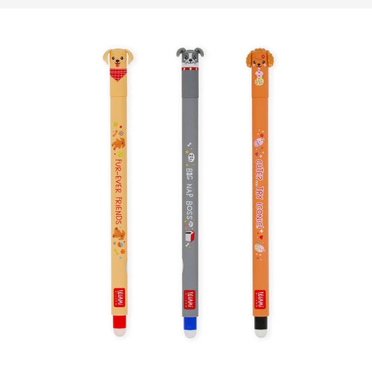 Legami | Fur-Ever Friends Puppy Erasable Pens