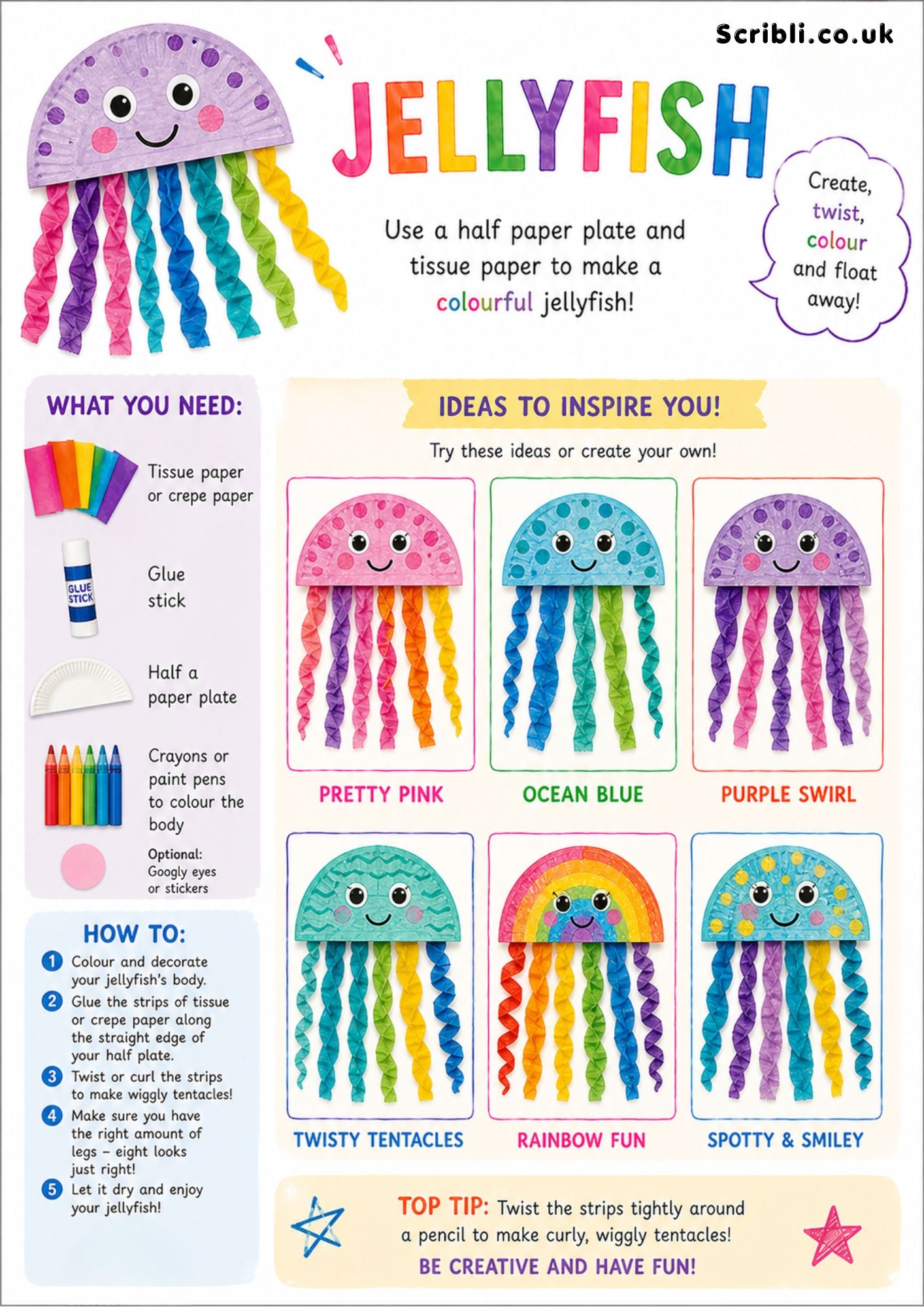Scribli | Make, Create, Explore: Continuous Provision Craft Instruction Cards