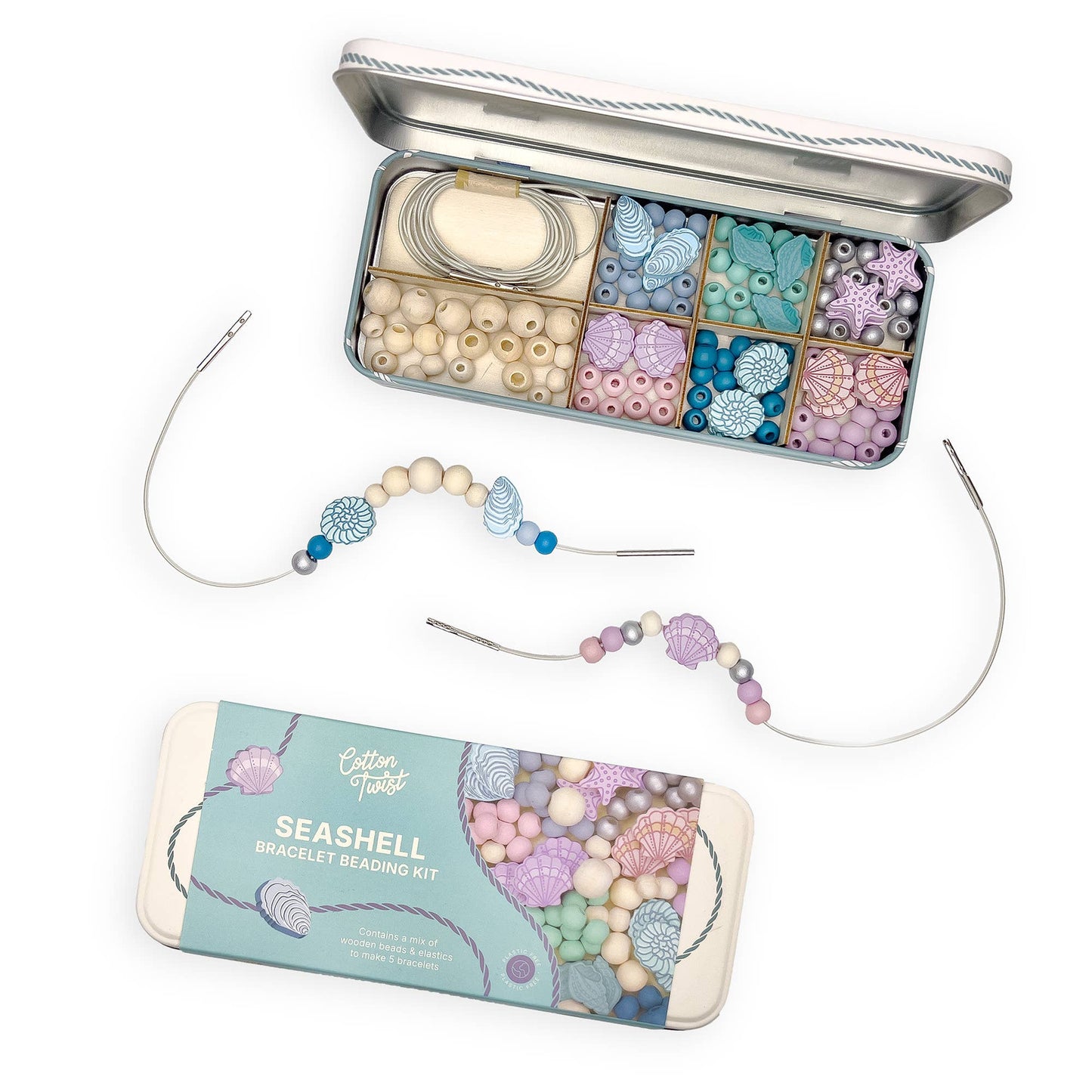 Cotton Twist | Seashell Bracelet Bead Kit