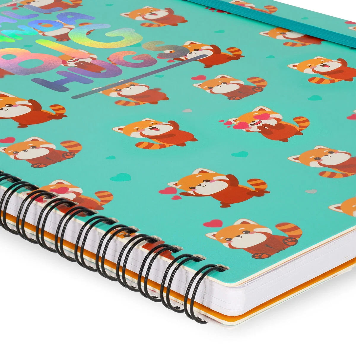 Legami | Maxi Spiral A4 Notebook | Red Panda