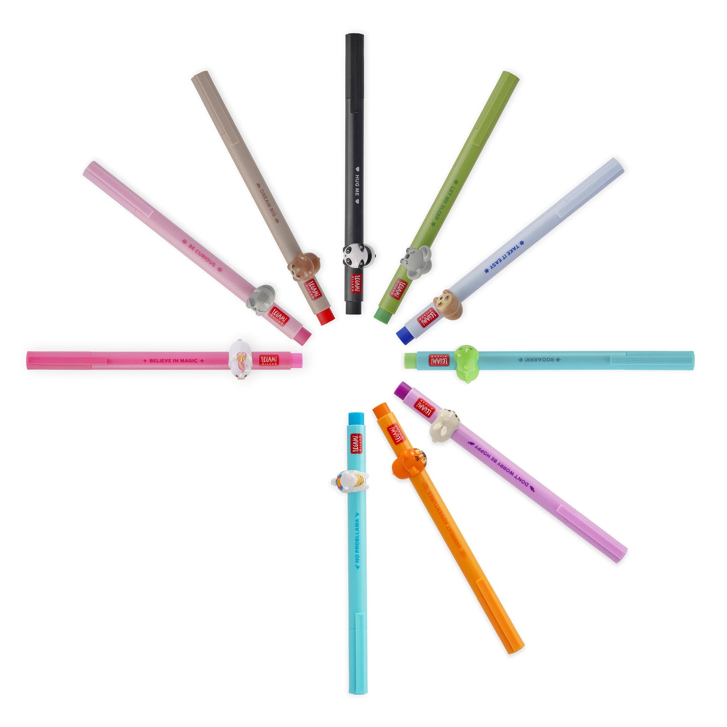 Legami | Lovely Friends Llama Gel Pen | Light Blue Ink