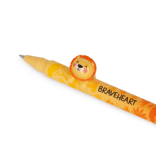 Legami | Lovely Friends Lion Gel Pen | Black Ink