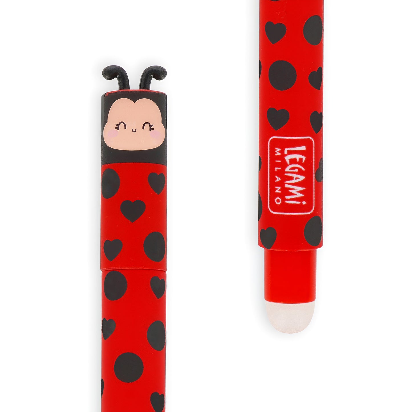 Legami | Erasable Ladybird Pen | Red Ink