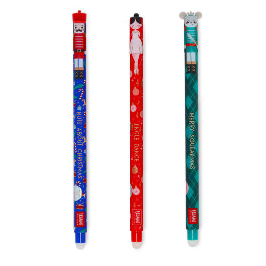 Legami | The Nutcracker Erasable Pens | Christmas 2025 Limited Edition
