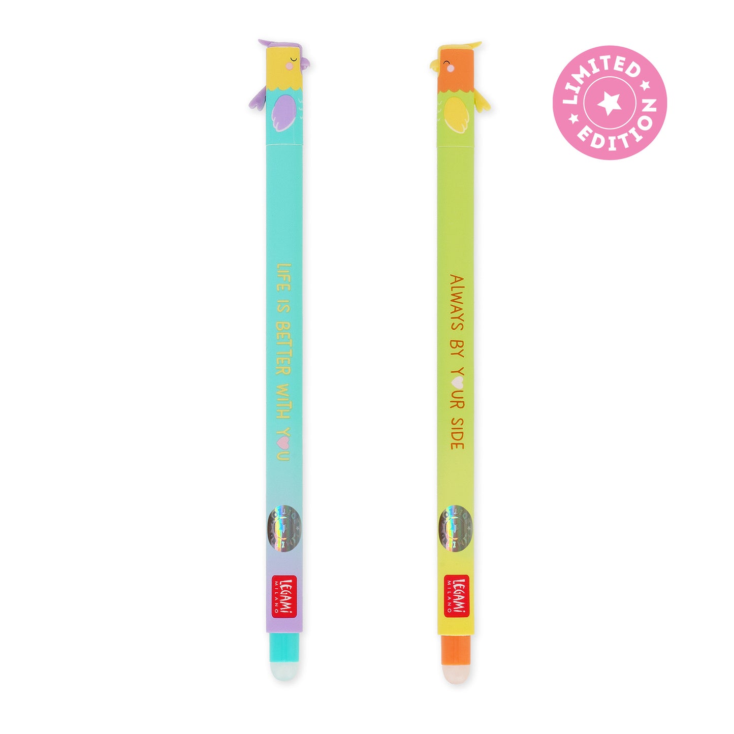 Legami | Limited Edition Erasable Pens | Valentines Love Birds