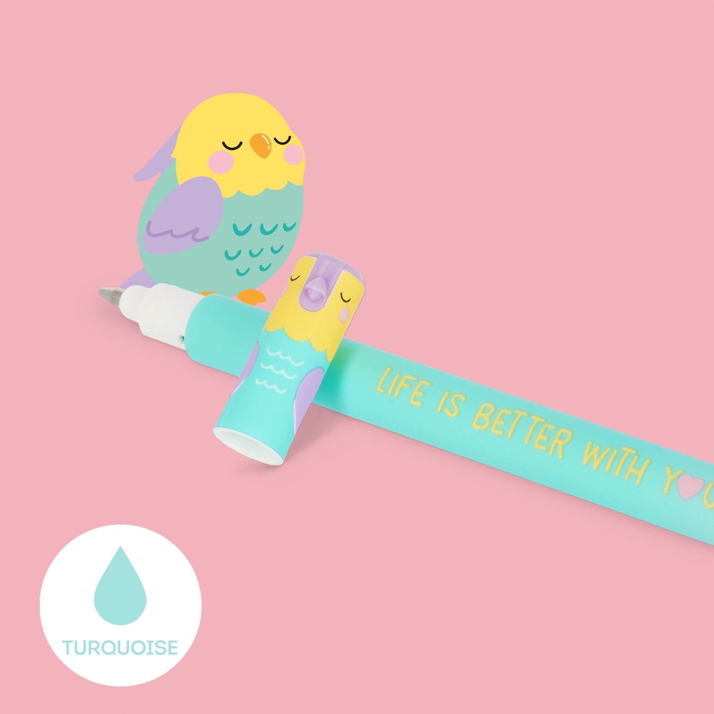 Legami | Limited Edition Erasable Pens | Valentines Love Birds