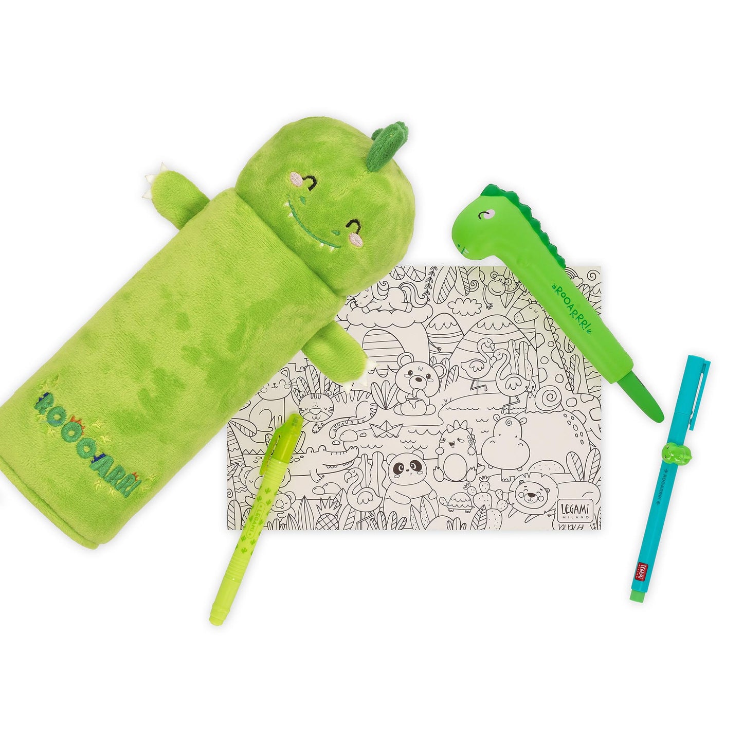 Legami | Plush Pencil Case | Dino