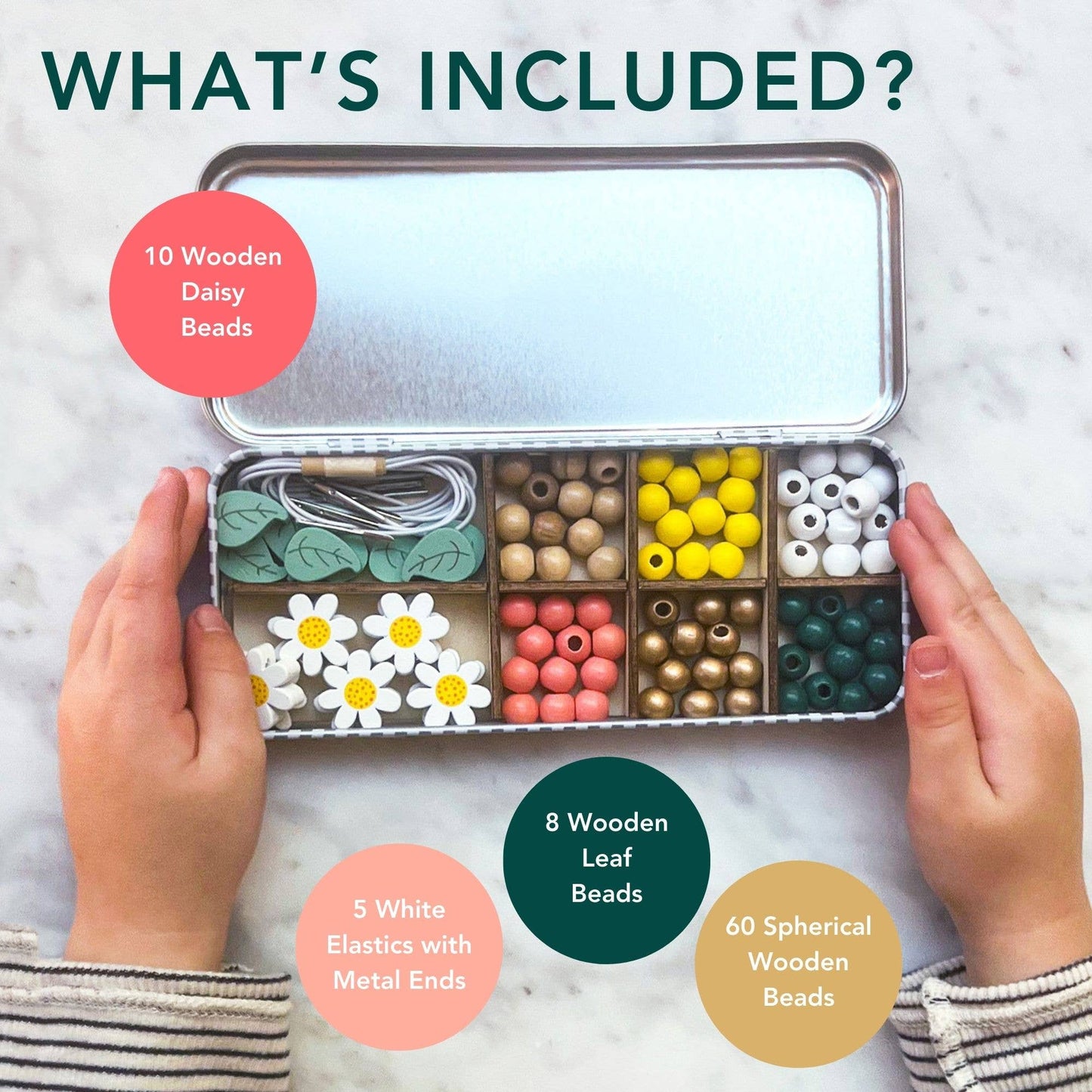 Cotton Twist | Daisy Bracelet Bead Kit