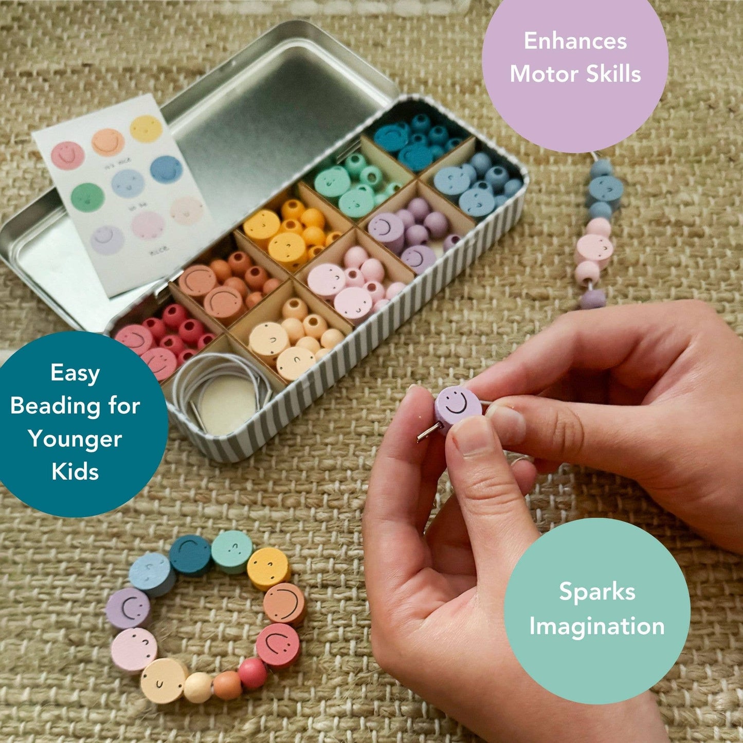Cotton Twist | It's Nice To Be Nice Bracelet Beading Kit
