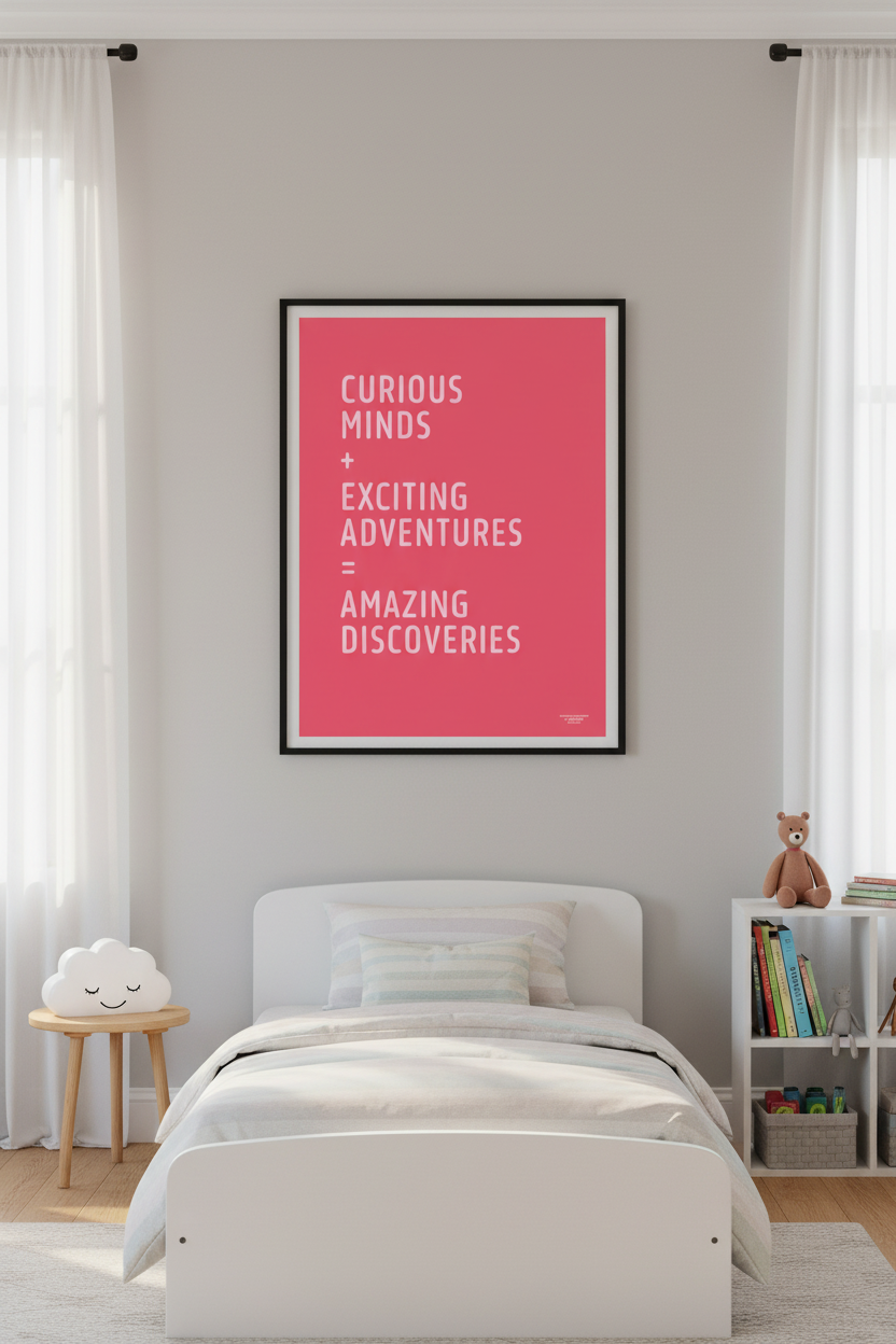 Curious Minds A2 – Bedroom Mockup