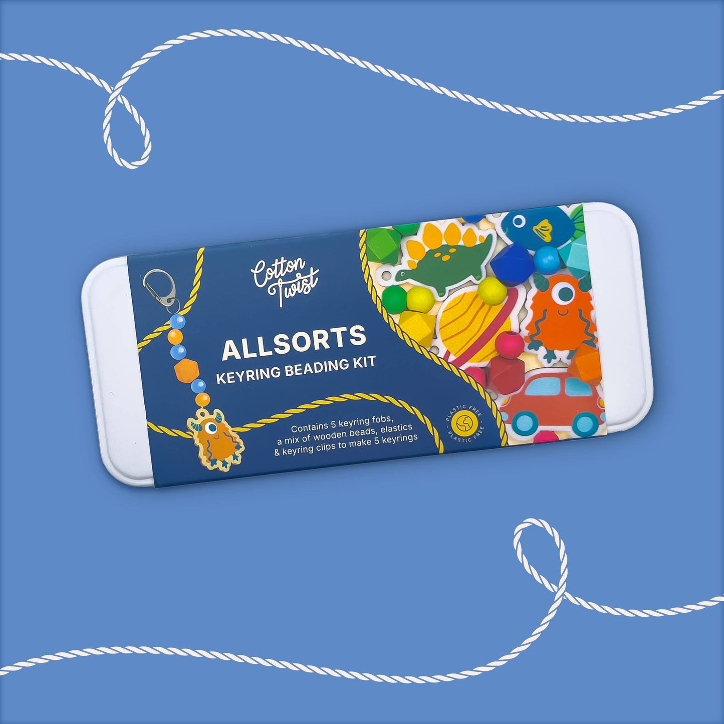 Cotton Twist | Allsorts Keyring Making Kit