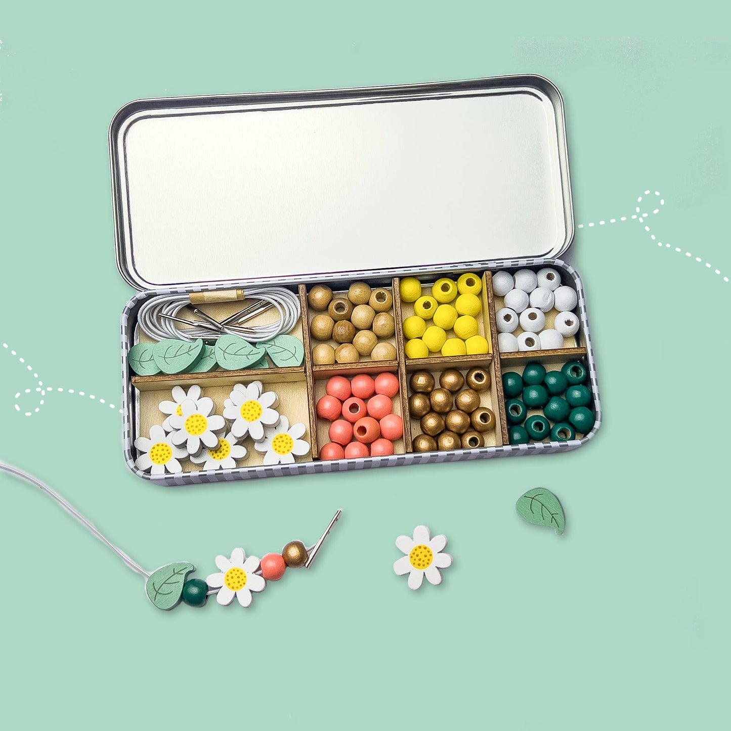 Cotton Twist | Daisy Bracelet Bead Kit