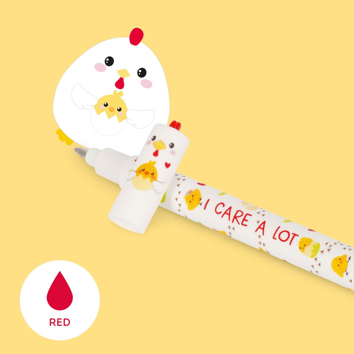 Legami | Erasable Hen Pen | Red Ink