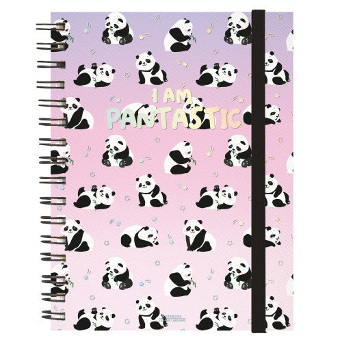 Legami | Maxi Trio Spiral A4 Notebook | Pandas