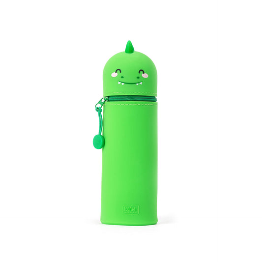 Legami | 2-In-1 Soft Silicone Pencil Case | Dinosaur